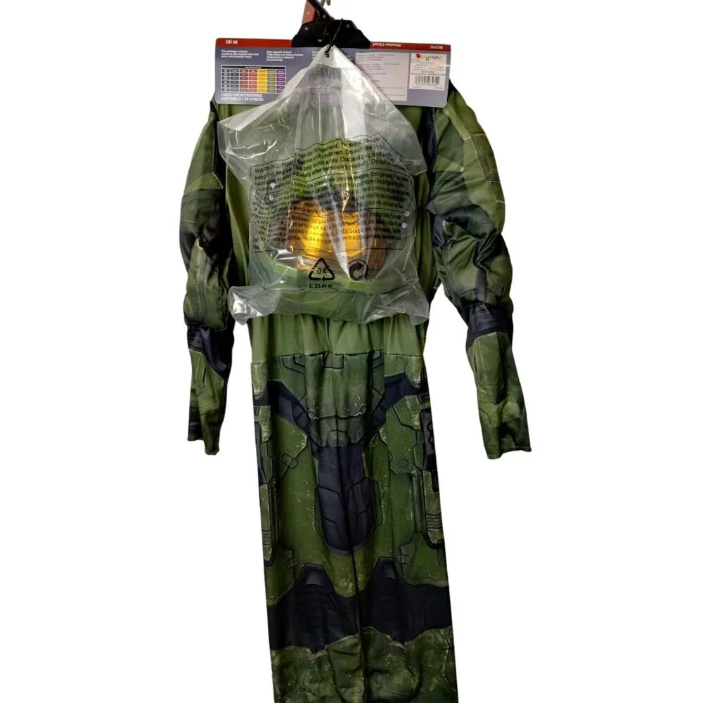 Disguise Boys M (8) Halo Infinite Master Chief With Helmet Halloween Costume